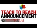 Update For Teach To Reach Level 1 Participants