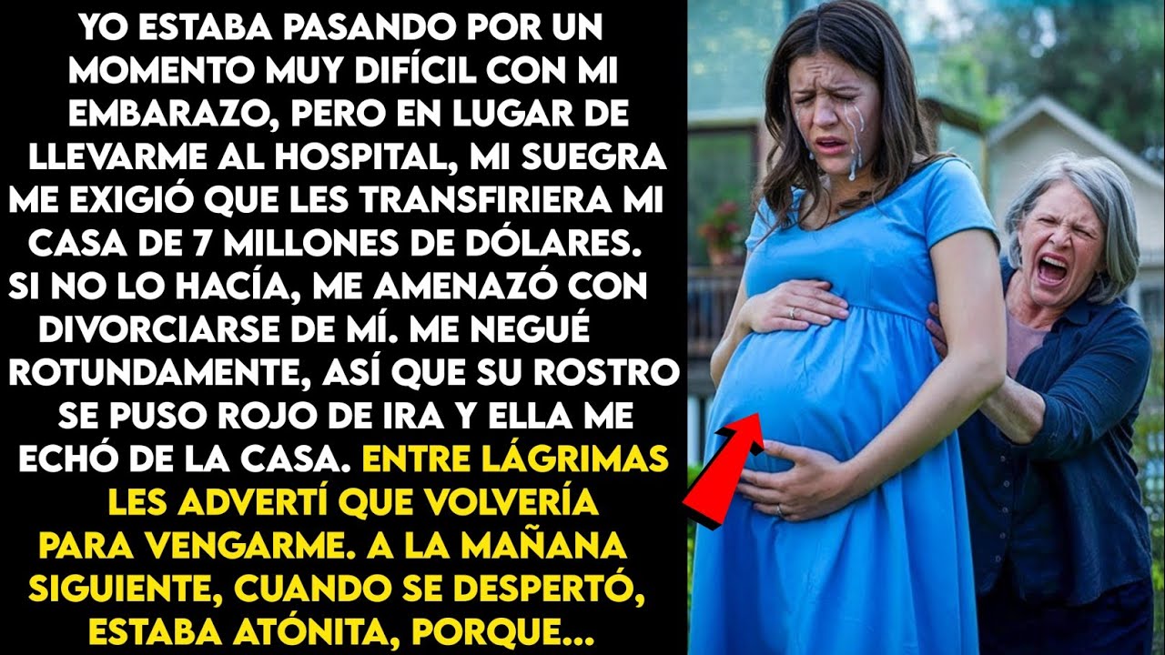 "Cuando me negué a darle a mi suegra una casa de siete millones de dólares, así que me echó durante