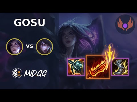 MID.GG: [ Gosu ] Kai'Sa BOT vs Aphelios | NA MASTER | LOL Season 2025