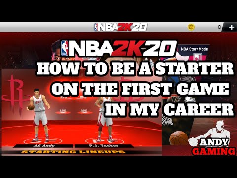 How to be a starter 5 in the first game in My career for v75 to v78