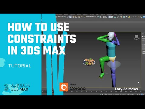 How to use All Animation Constraints in 3ds Max. Tutorial