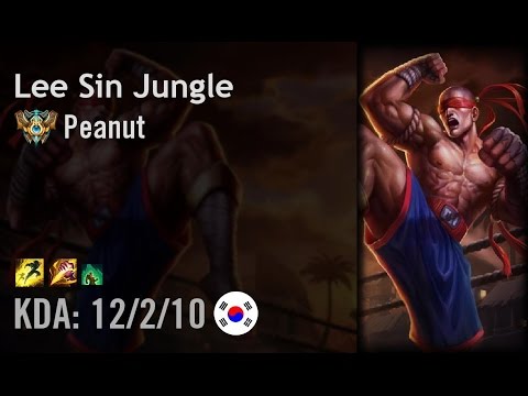 Lee Sin Jungle vs Ezreal - Peanut - KR Challenger Patch 6.11