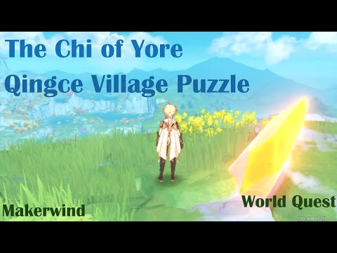 How to Solve Qingce Village Puzzle | The Chi of Yore - World Quest in Genshin Impact