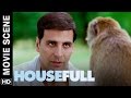 Akshay Fights With A Monkey For Deepika Housefull Movie Scene