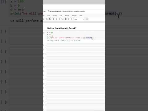 2.64 String formatting with .format ?