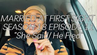 Should he be married to a WOMAN? REVIEW of #MarriedAtFirstSight SEASON 18 (Chicago) EPISODE 11 #MAFS