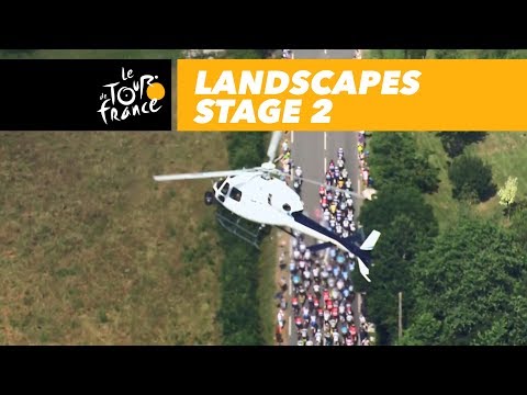 Landscapes of the day - Stage 2 - Tour de France 2018