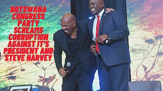 Botswanians accuse Steve Harvey for stealing millions from the locals to prosper.