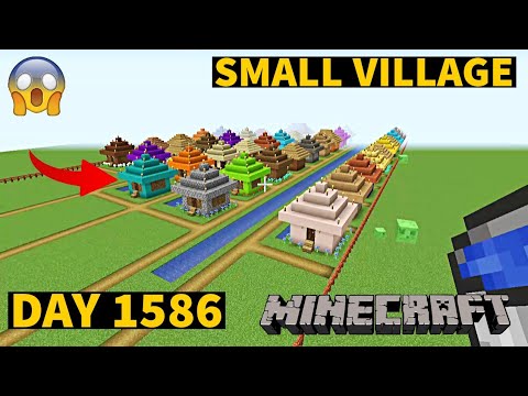 HU Smart Gamer - I build Small Village in Minecraft Creative mode 2023 Day 1586