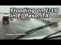 El Paso, TX Flooding on the I-10, I needed a boat!