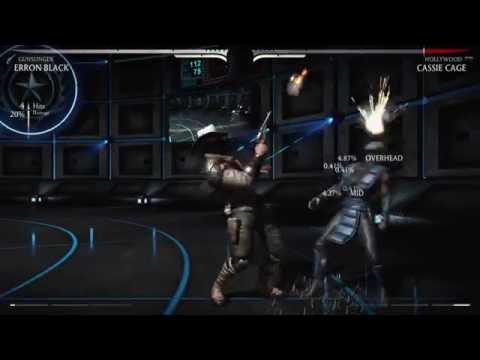 MKX - Erron Black (Gunslinger) 60% Meterless Corner Combo!