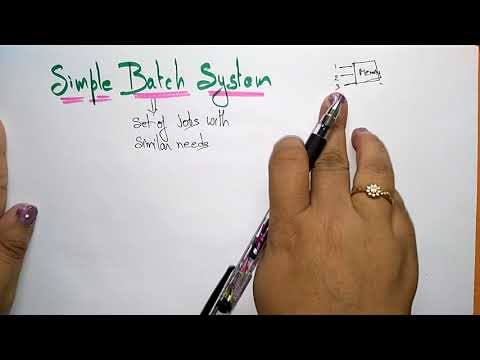 Simple Batch System | OS | Lec 3 | Bhanu Priya