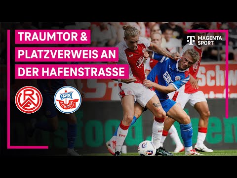 Rot-Weiss Essen - F.C. Hansa Rostock, Highlights mit Live-Kommentar | 3. Liga | MAGENTA SPORT