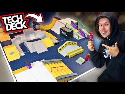 HUGE TECH DECK SKATEPARK!