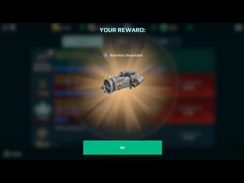 I got the Boom Box devastator!!!!!(War Robots)