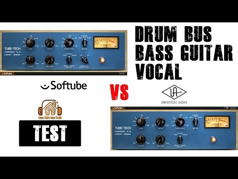 Tube Tech CL1B Compressor Plugin Comparison / Plugin Shootout - Uad vs Softube | VST Plugins