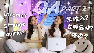 Download lagu (ENG) Q&A PART 2🌙 | strange quirks? Annual income? where we shop clothes? And more! / Sandy&Mandy mp3
