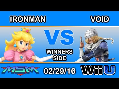 MSM 39 - IronMan (Peach) Vs. 2GG | VoiD (Sheik) Winners Side - Smash Wii U