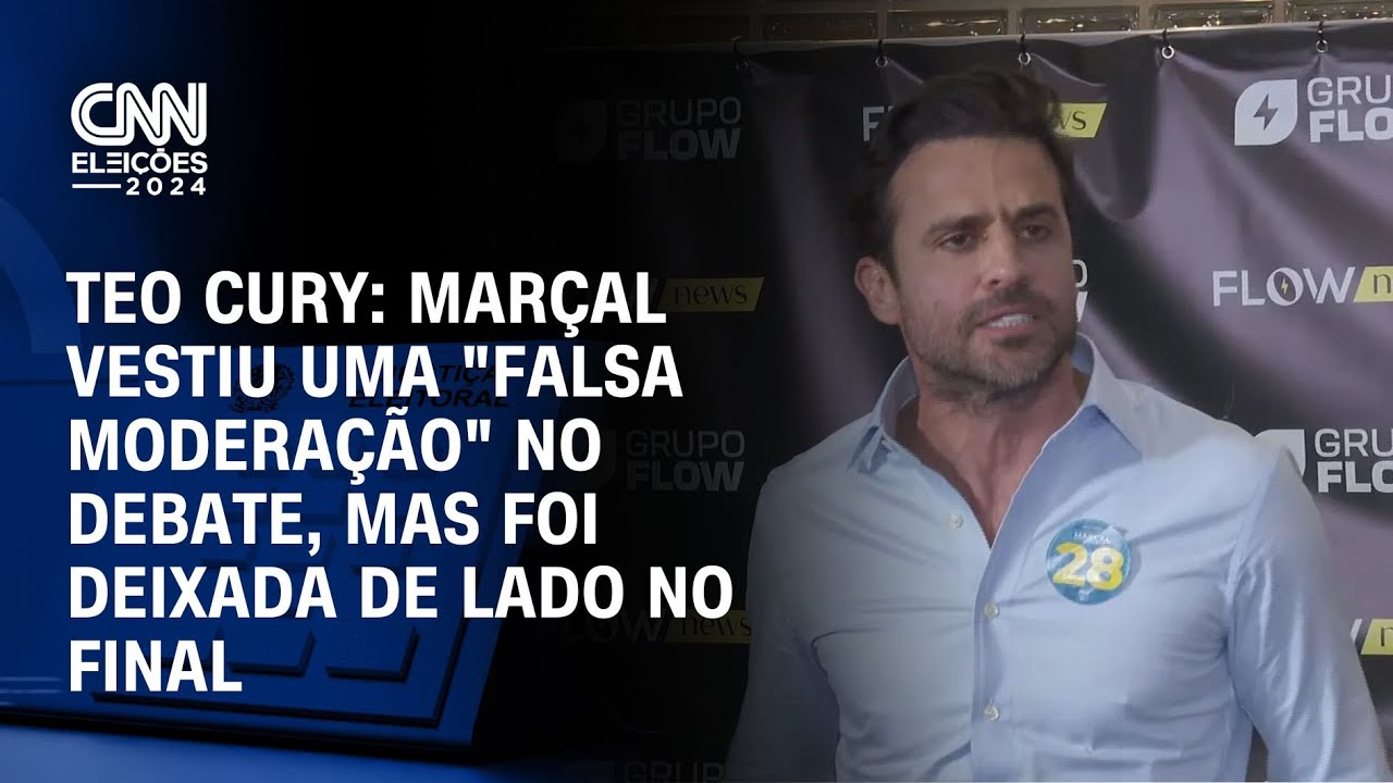 Teo Cury: Marçal vestiu uma "falsa moderação" no debate, mas foi deixada de lado no final | LIVE CNN
