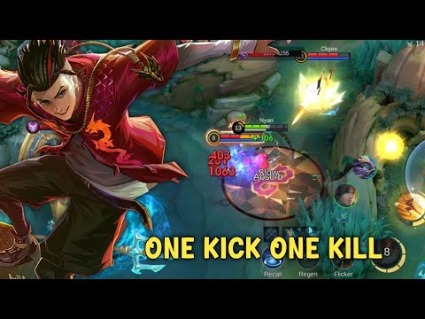 CHOU ONE KICK ONE KILL | CHOU FULL DAMAGE - CHOU MOBILE LEGENDS