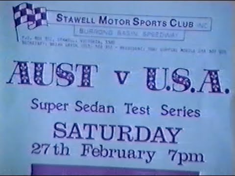 1993 AUST v USA Super Sedans Test Series: Burrong Basin Speedway, Stawell | 27th February 1993