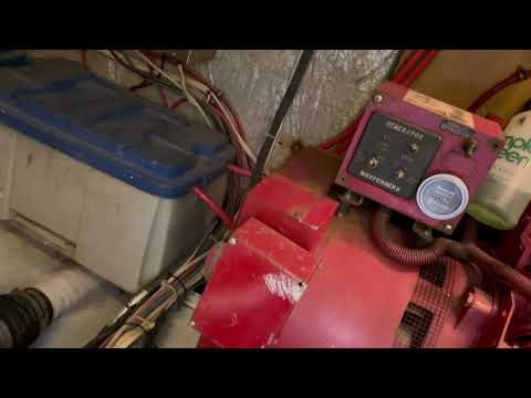 1970 Hatteras 45 Convertible Engine Room Walkthrough