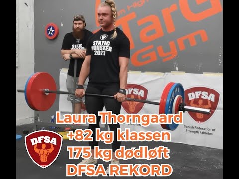 Record StrongWoman +82kg (OPEN) - Laura Thorngaard