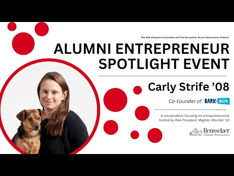 RAA Alumni Entrepreneur Spotlight Event: Carly Strife '08, Barkbox