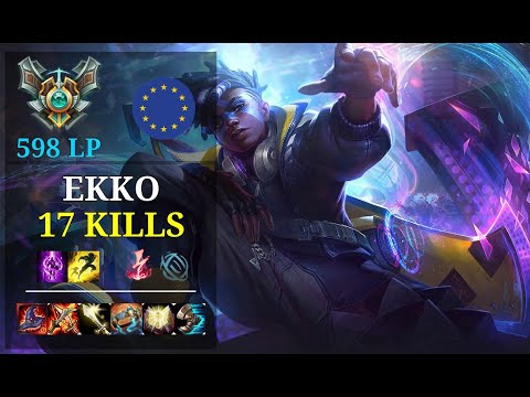 Ekko Mid vs Lulu - 17 kills - Iljimae - EUW Grandmaster (598 LP)