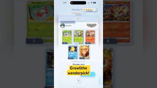 Wanderpicking Growlithe! #pocket #collectibles #havingfun #cardsforcollection #megarising