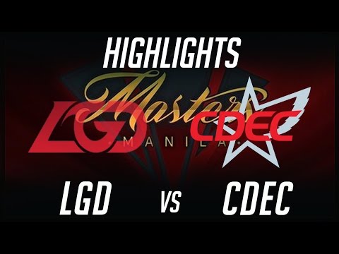 LGD vs CDEC Losers Round The Manila Masters China Highlights Dota 2 by Time 2 Dota #dota2