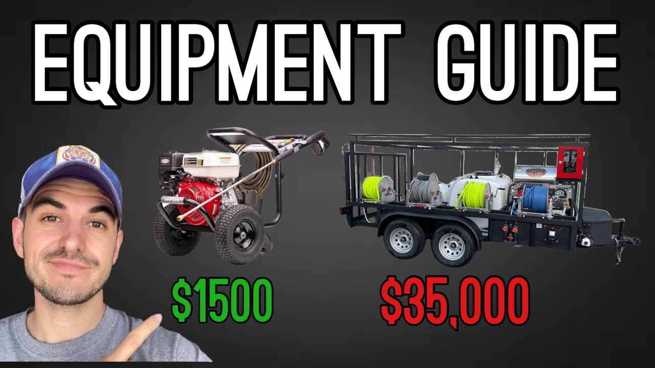Pressure Washing Business Equipment Guide ($2k - $35K)