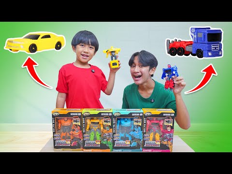 Mainan Robot Bisa Berubah Jadi Mobil Delta X Super Bot - Superduper Ziyan