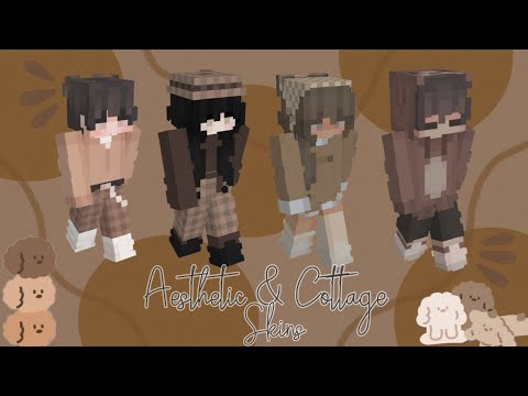 ♡ ࣪˖Aesthetic & Cottage || Minecraft Skins pt.1||...