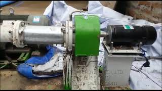 Floating fish feed machine