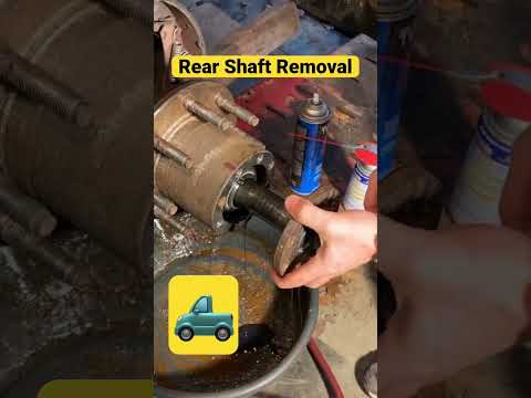 Removing the rear axle of my dodge ram 3500