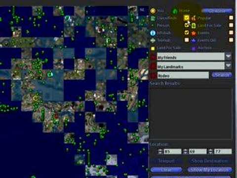 World Map - Second Life Video TuTORial QUICKTIP - YouTube