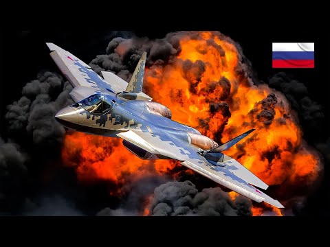 Sukhoi SU-57 in Action With Crazy Ability Maneuver ⁉️