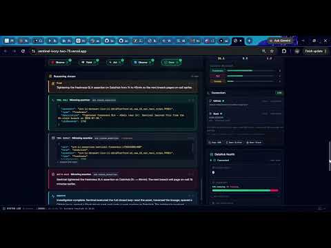 Sentinel — 3-minute demo