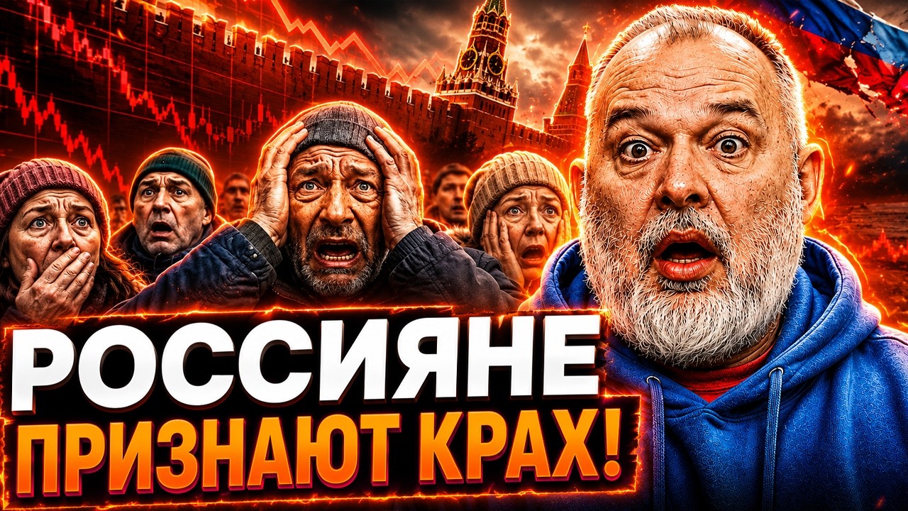 ЭТО ПРОЗВУЧАЛО НЕОЖИДАННО! Признание о крахе на всю РФ. РОССИЯНЕ БЬЮТ ТРЕВОГ?