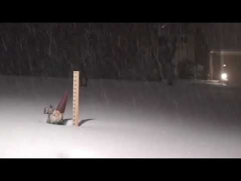Time-lapse video of Edmond snow (2011-02-01)