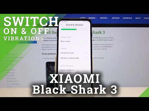 How to Enter Vibration Options in Xiaomi Black Shark 3