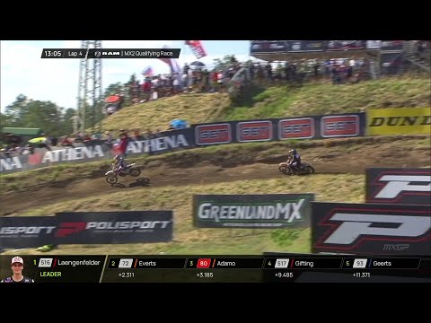 Benistant crash | MX2 RAM Qualifying Race | MXGP of Czech Republic 2023 #MXGP #Motocross