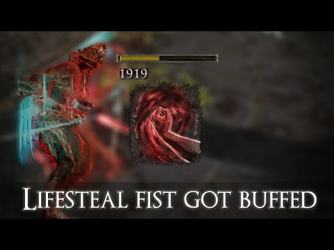 Lifesteal Fist got buffed and its pretty good