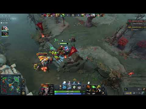 Meepo Dota 2 5200 mmr vs Viper , Bristleback , Timber , Monkey king