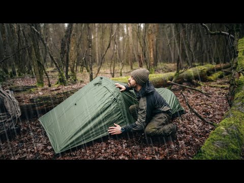 Stealth Camping: Heavy Rain Low-Profile Shelter