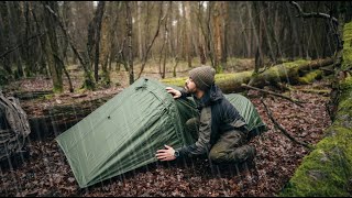 Stealth Camping: Heavy Rain Low-Profile Shelter
