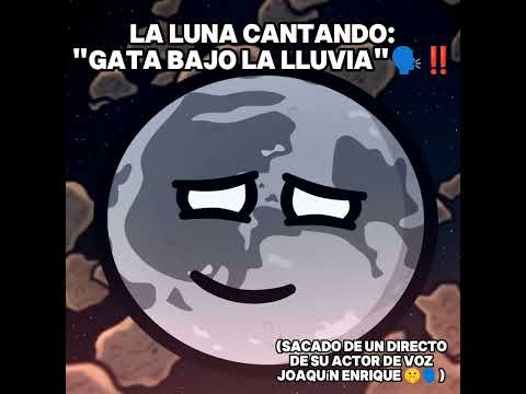 Moon singing cat in the rain 🗣️‼️//#humor #solarballs #meme #shorts #moon