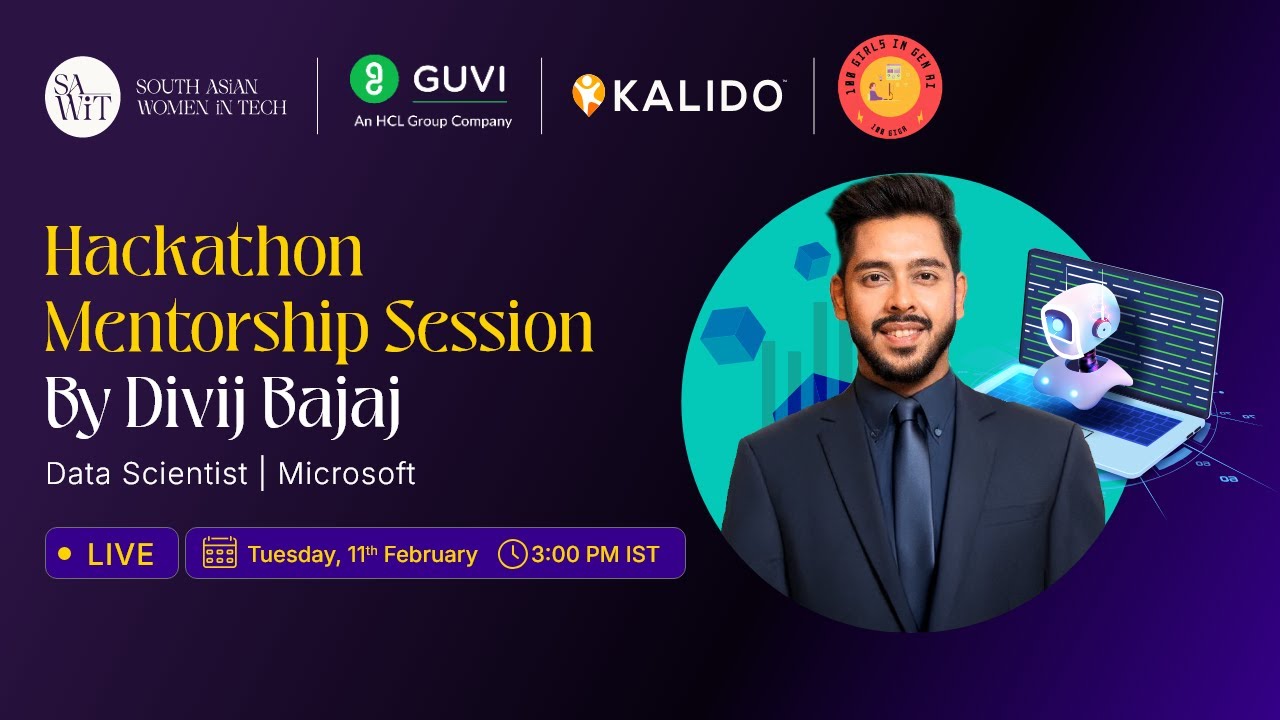 Mentorship Session with Divij Bajaj | Hackathon Special 🎯 | SAWiT