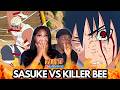 SASUKE VS KILLER BEE NARUTO SHIPPUDEN EP 142 143 REACTION REVIEW